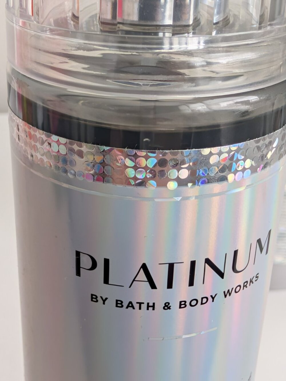 Bath & Body Works PLATINUM Fine Fragrance Mist 8 oz & Body Wash 10 oz New - Picture 3 of 7